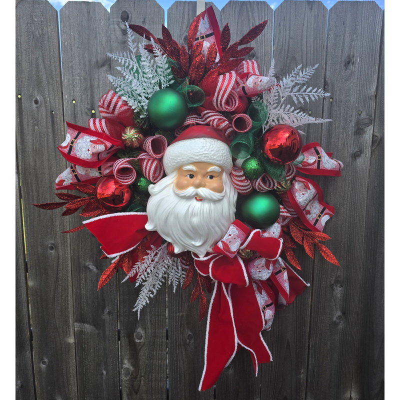 Grande couronne de père Noël