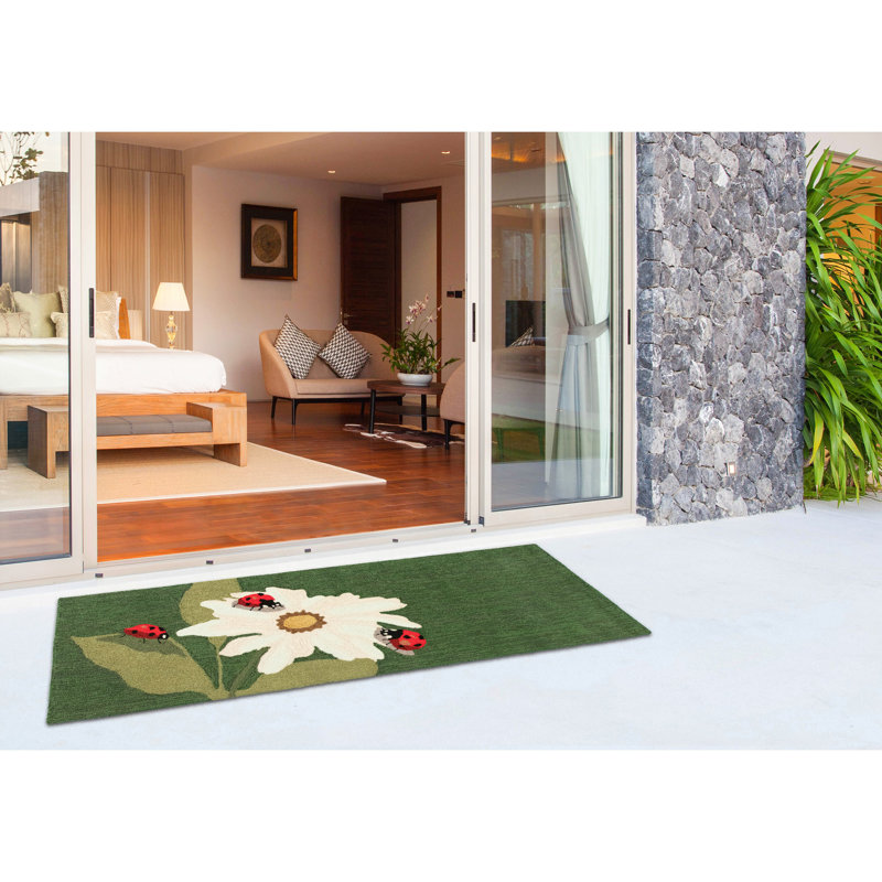 Schuller Floral Polyester Kitchen Mat, Runner 2' x 5'
