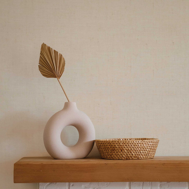 Fine Boxweave Paperweave Wallpaper, Natural