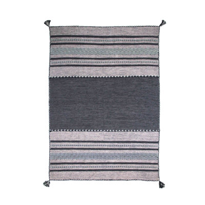 Chinn Striped Hand Woven Area Rug
