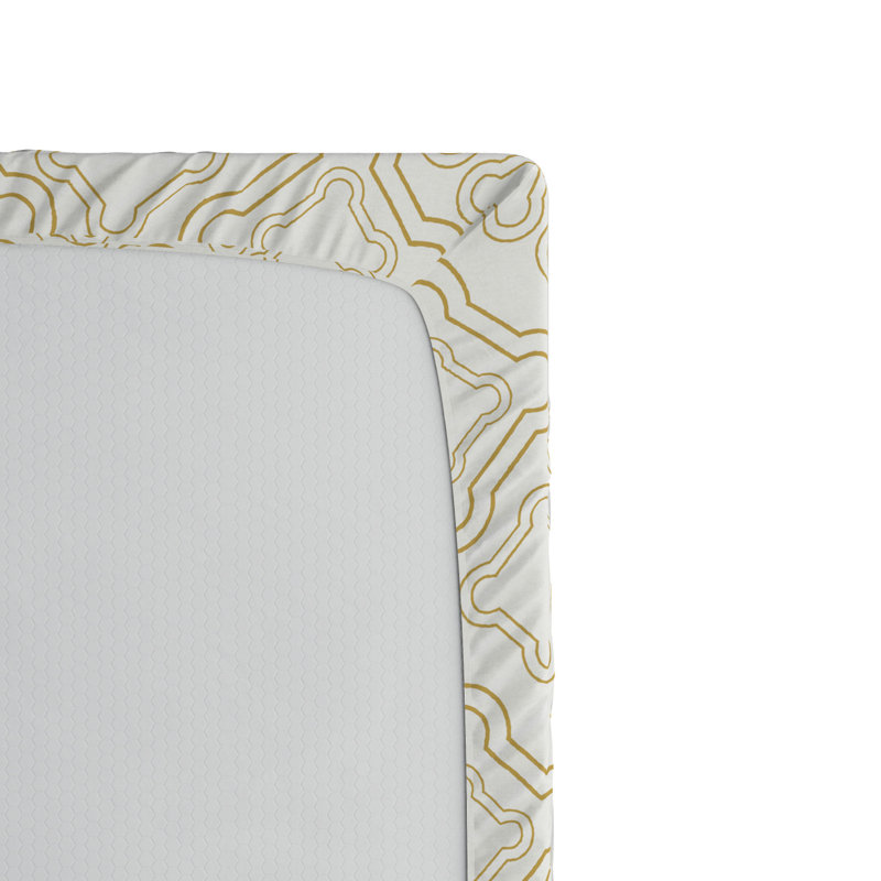 Drap-housse à pois, Drap-housse simple TG, Floral 8
