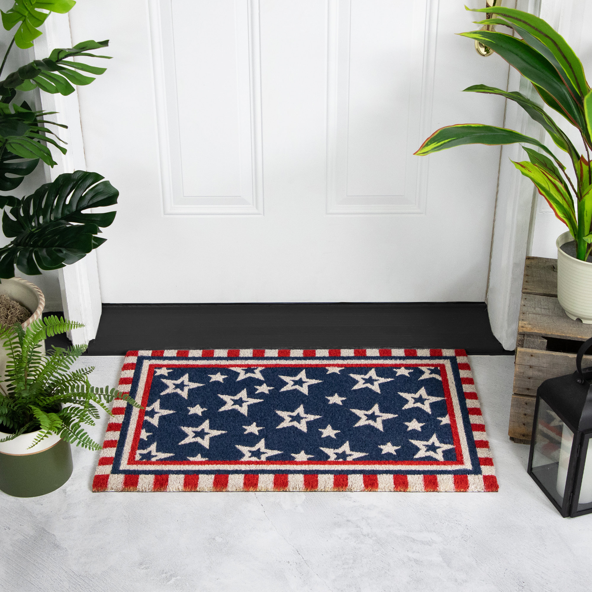 Striped Outdoor Doormat