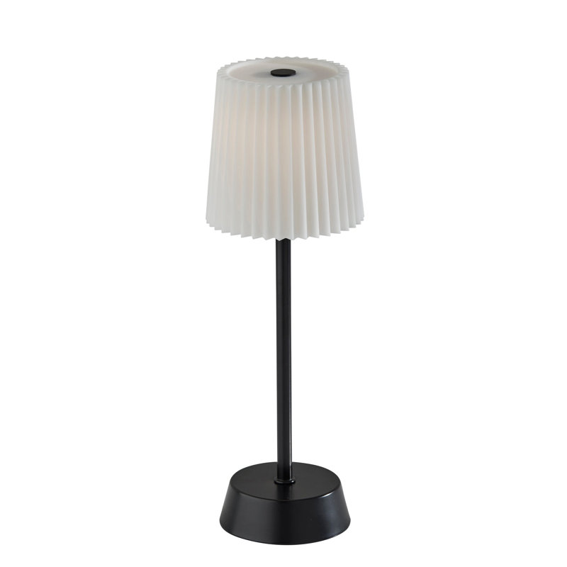 Nalanni Dimmable Cordless LED Table Lamp , Matte Black