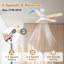 Ventilateur de plafond moderne à 5 pales avec lumières, télécommande et contrôle Alexa, moteur à courant continu silencieux, à intensité variable, intérieur extérieur-1393436457-1393436463