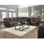 Teandrea Power Reclining Console Sectional - Charcoal-102087367