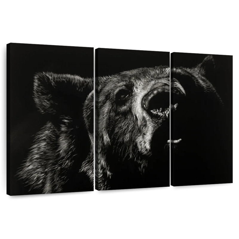 Brampt Scratchboard Critic, 28" H x 45" W