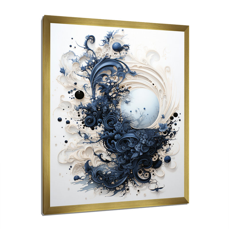 Art de l'Islam, calligraphie de - Décoration murale, H 32 po x l 24 po x P 1 po, Encadrement doré