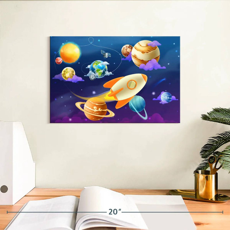 Ashelle Space Nursery, H 8 po x l 12 po