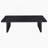 Caroline Black Rectangular Engineered Laminate Coffee Table