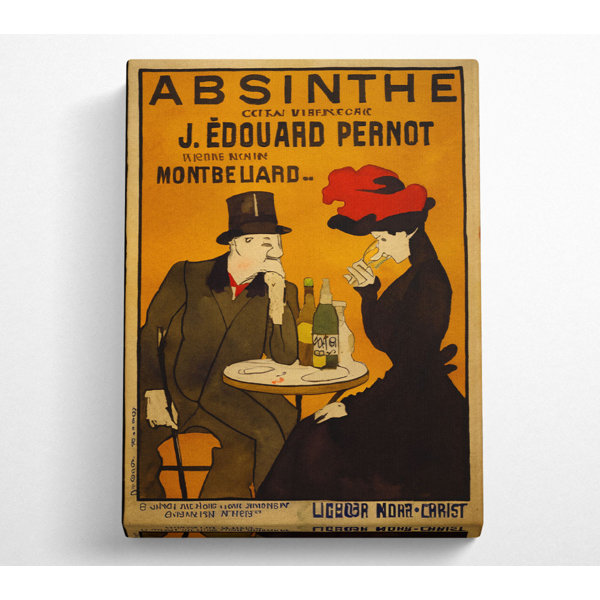 ClassicLiving Absinthe - Wrapped Canvas Print | Wayfair.co.uk
