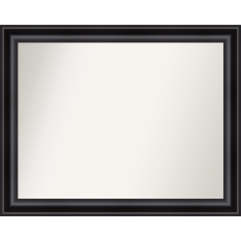 Miroir d'appoint mural en plastique Churchton, 34,75 po x 43,75 po