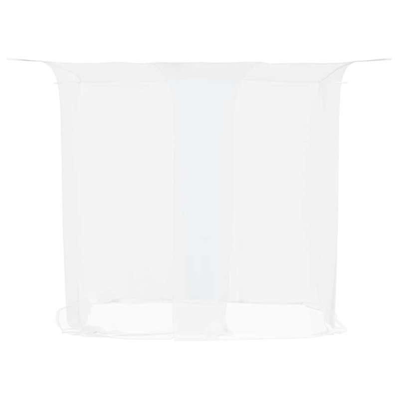 Moustiquaire suspendue Vidaxl 156 filet blanc, H 70,9 po x l 86,6 po x P 59,1 po