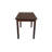 48" Raw Umber Solid Wood Dining Table