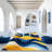 Abstract Wave Pattern Area Rug, Soft And Lightweight, Suitable For All Seasons, Easy To Maintain And Easy To Clean, Machine Washable Carpet Floor Mat, Suitable For Living Room, Bedroom, Hallway, Balcony, Patio, Room Decor, Home Decor, Outdoor Decor-632557936