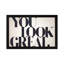 You Look Great - Floater Frame Print on Canvas-699513190-699513188
