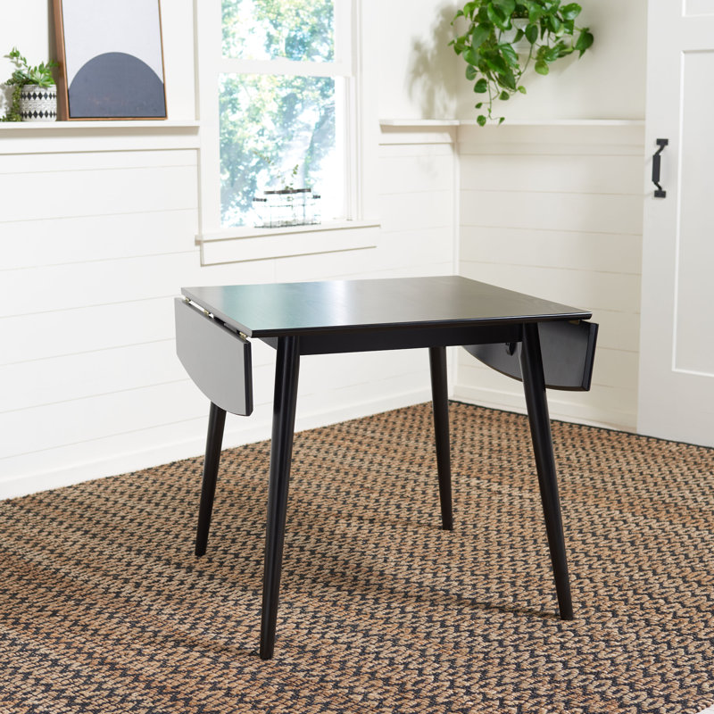 Ayelet Extendable Dining Table, Matte Black
