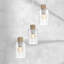 Madera 3 - Light White Cluster Pendant