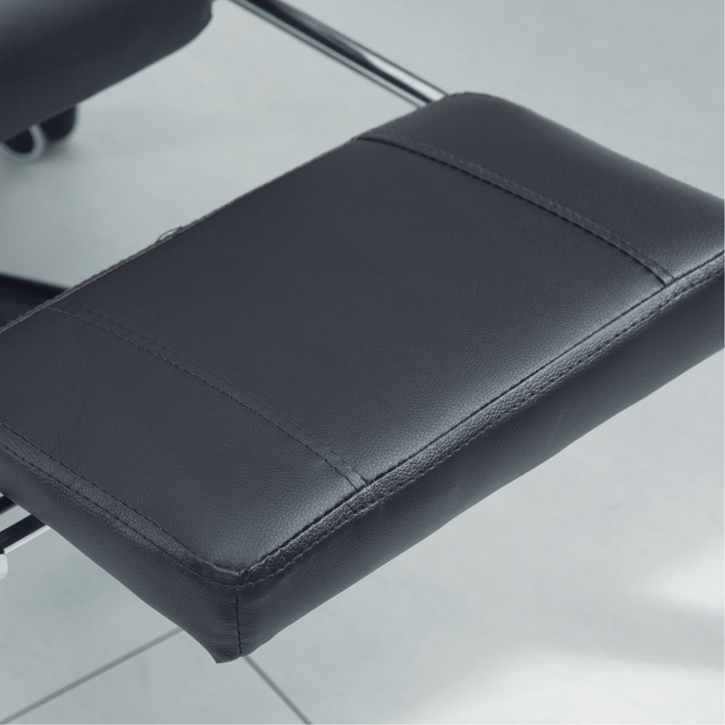 Fauteuil de massage vibrant Vinsetto à 7 points avec dossier inclinable, bleu