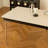 Nordic Vintage Rectangular Dining Table Metal Base Dining Table-100510754-100510755