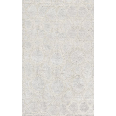 Hand-Knotted High-Quality Gray Area Rug