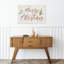 Joyeux Noël ! Affiche murale hivernale élégante, minimaliste et rustique en pin.-1034807136