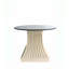 Fluted Outdoor Round Dining Table