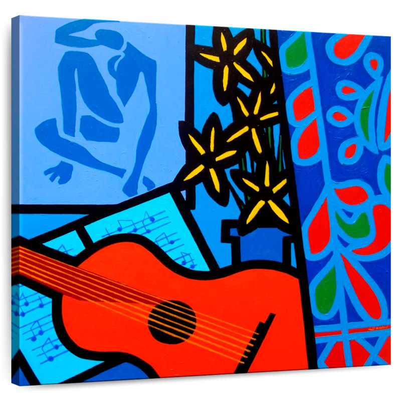 Arney Nature morte avec Matisse II, H 24 po x l 24 po