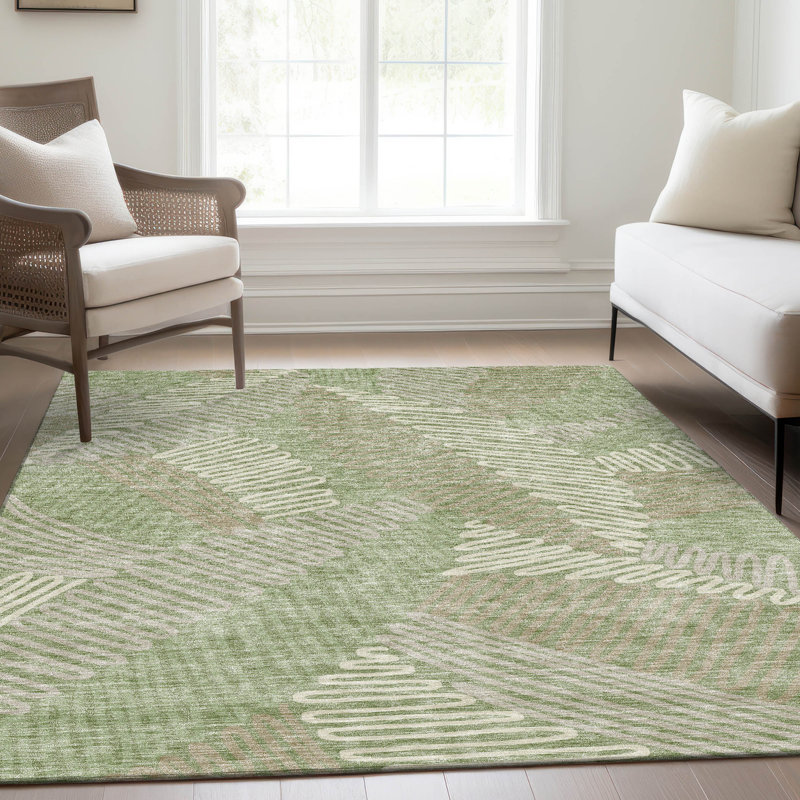 Tapis en aloès Prisco lavable à la machine de qualité supérieure, Rectangle 10 pi x 14 pi