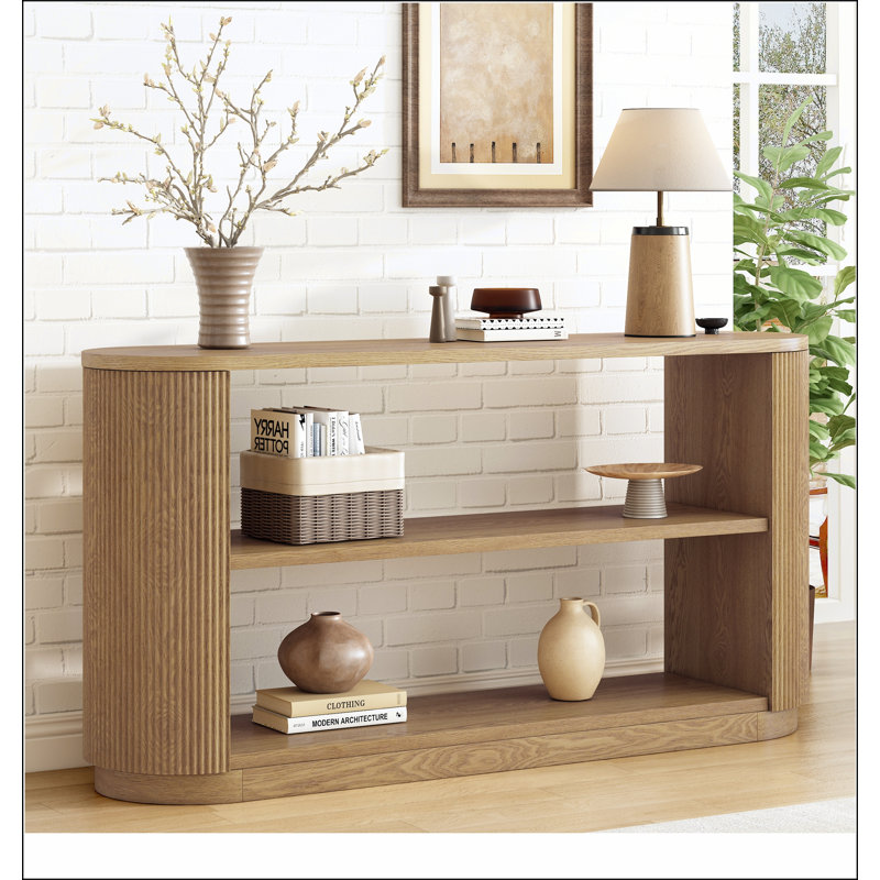 Console de vestibule moderne Mirod, Naturel
