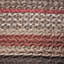Literie réversible 5 pièces Red King - élégante feuille géométrique et médaillon, 100% avec revers de couleur unie, comprend 1 couvre-lit, 2 taies décoratives, coussins décoratifs, facile à entretenir-124253590