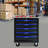 5 Drawers Multifunctional Tool Cart With Wheels