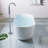60'' W,67 GALLONS Freestanding Acrylic Soaking  Bathtub With Drain And Overflow Holes