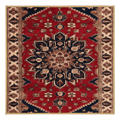 Tapis brun lavable à la machine