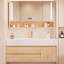 Armoire de salle de bain style rond