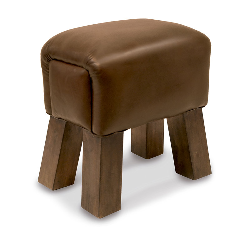 Nickolas Solid Wood Accent Stool