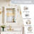 Wall Mounted Surface Mount 24" W x 30" H Mirror Cabinet With Shelves-70377452