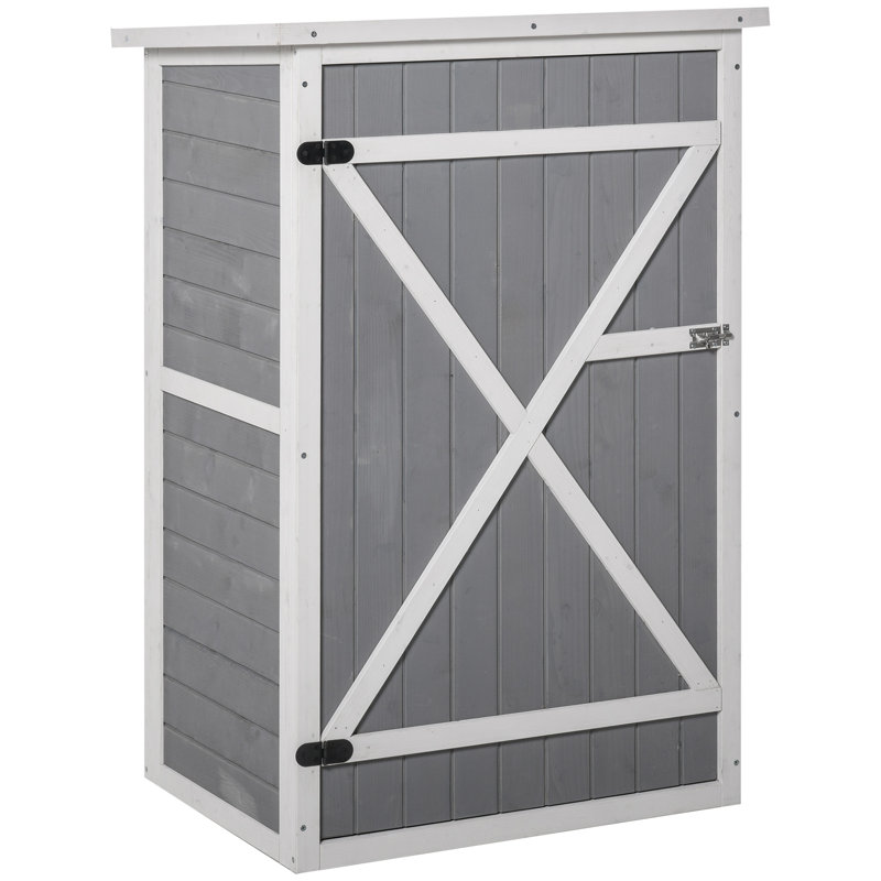 Remise à outils verticale en bois massif l 3 pi x P 2 pi