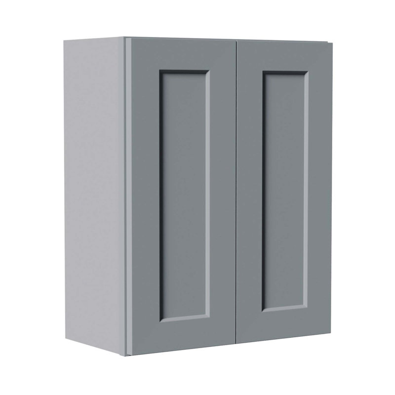 Armoire murale Shaker, Gris, H 30 po x l 24 po x P 12 po