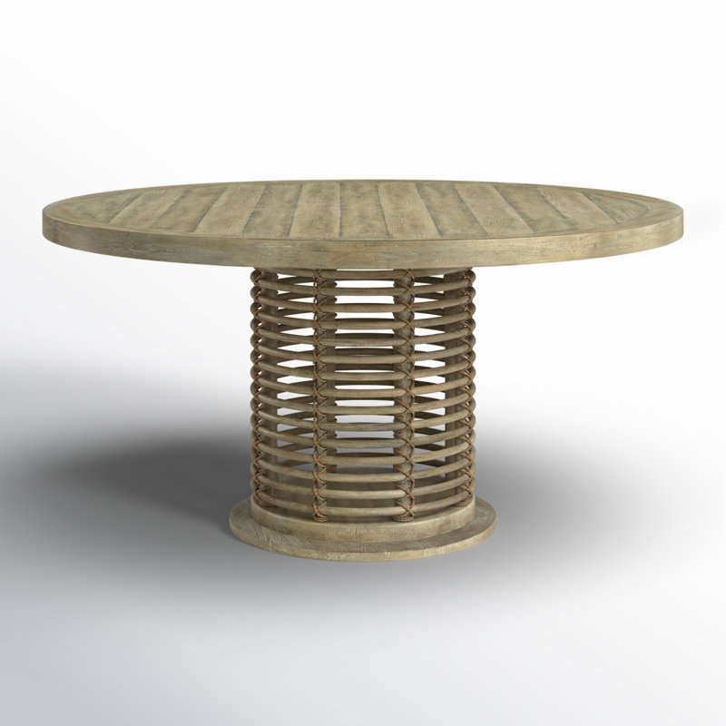 Ardella Round Dining Table, Natural, 60" W x 60" L