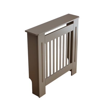 Radiator Cover Cabinet, 30.7"W × 7.5"D × 32.3"H, MDF with Water-Based Lacquer Finish, 1-Piece Set, Safety Guard for Baseboard & Electric Heating, Walnut