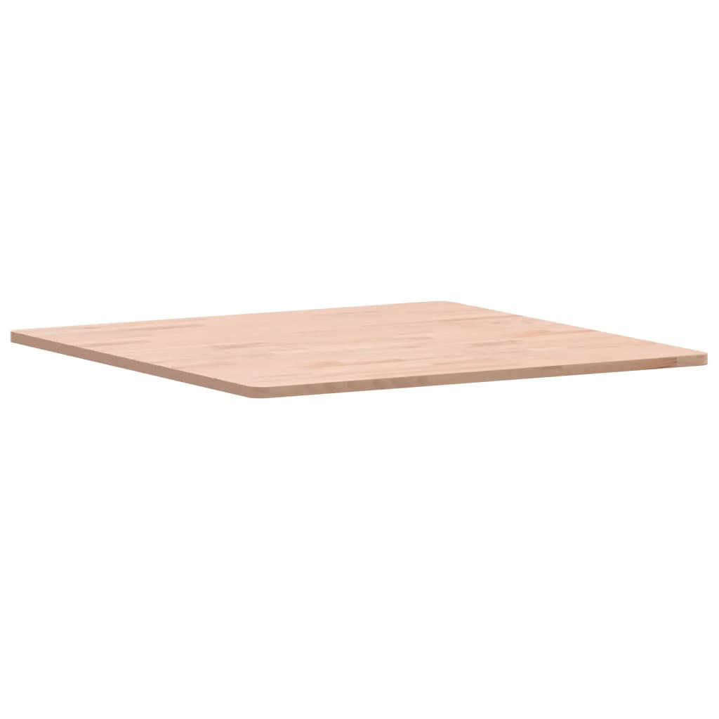 Vidaxl (Light Brown, 70 X 70 X 1.5 Cm) Table Top Wooden Replacement Desk Top Dining Table Top Solid Wood Beech - Image 2