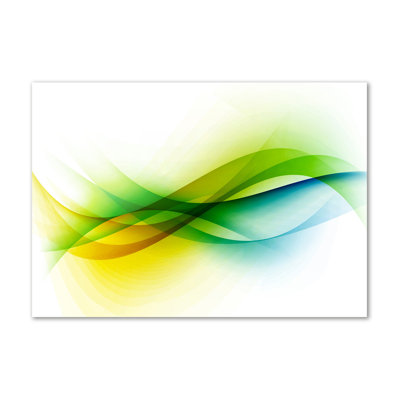 Waves Abstraction - Wrapped Canvas Print