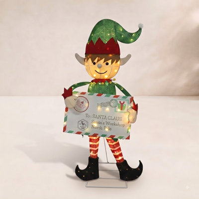 Décoration de Noël d'extérieur en métal Gutierrez