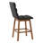 Channel Tufted Fabric Barstool, Set of 2-643912017