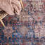 Tapis oriental bleu marine / rouille Gadbois-1159023895