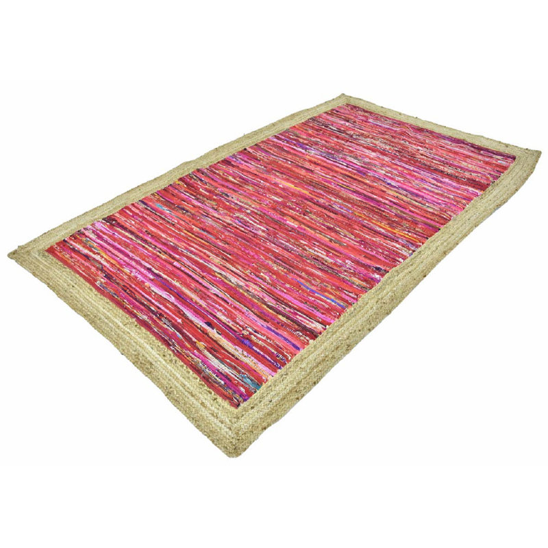 Tapis de zone rouge handwoven Burkes, Rectangle 8 pi x 10 pi