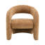 Chaise d'appoint en tweed avec duvet de plumes