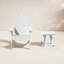 Chaise Adirondack en plastique avec table Byrnes-1719766160