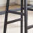 Bar Table Set With Wine Bottle Storage Rack