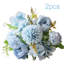 2pcs 7 Heads Hydrangea Peony Bouquet Artificial Flowers (Set of 2)-128974414